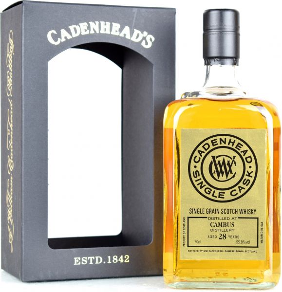 Cambus 28 Jahre 1991/2019 Cadenheads 55,8% vol.