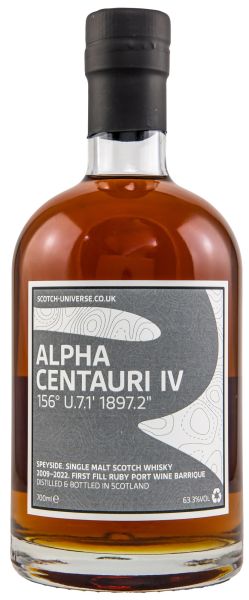 Alpha Centauri IV 2009/2022 1st Fill Ruby Port Scotch Universe 63,3% vol.