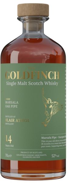 Blair Athol 14 Jahre 2008/2022 Marsala Cask Goldfinch Wine Series 52% vol.