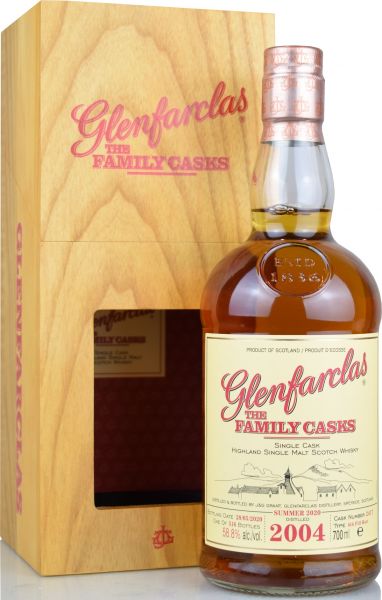 Glenfarclas 15 Jahre 2004/2020 Family Casks S20 #2417 58,8% vol.