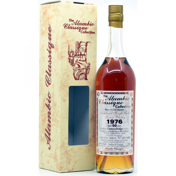 Cameronbridge 50 Jahre 1976/2026 Spanish Octave Sherry Alambic Classique 51,6% vol.