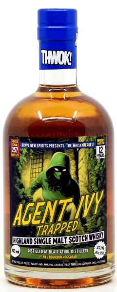 Blair Athol 12 Jahre WhiskyHeroes Agent Ivy Trapped Brave New Spirits 55,1% vol.