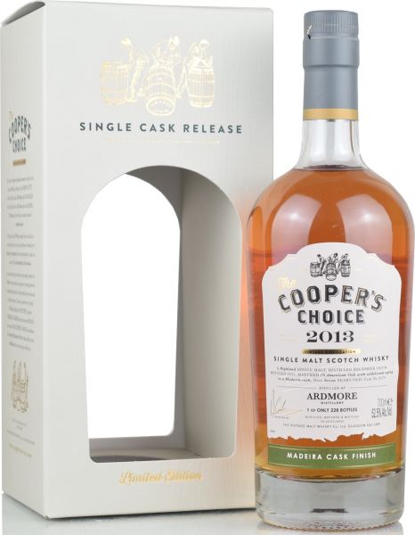 Ardmore 7 Jahre 2013/2021 Madeira Cask Cooper's Choice 52,5% vol.