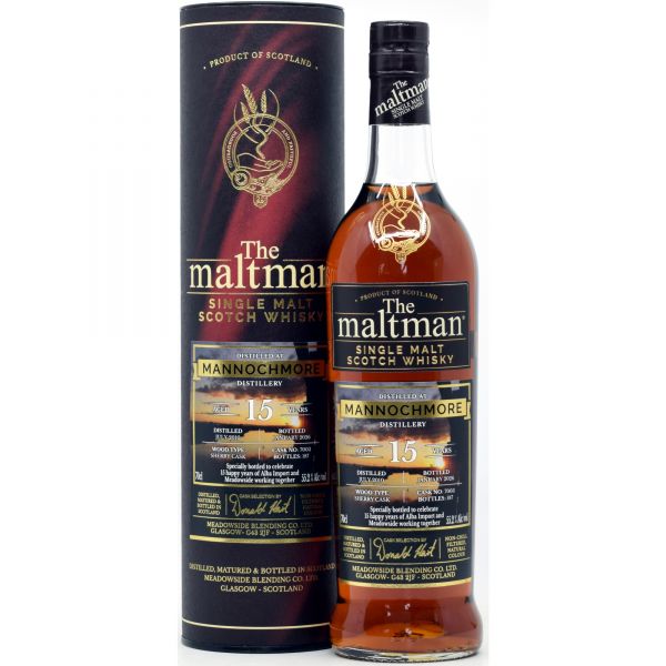Mannochmore 15 Jahre 2010/2026 Sherry Cask The Maltman #7003 55,2% vol.