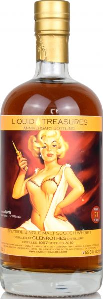 Glenrothes 21 Jahre 1997/2019 Liquid Treasures Anniversary Bottling 55,8% vol.