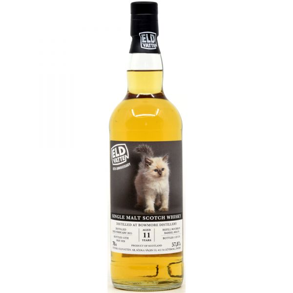 Bowmore 11 Jahre 2015/2026 Svenska Eldvatten 57,8% vol.