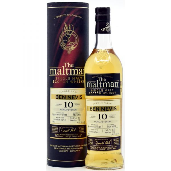 Ben Nevis 10 Jahre 2014/2025 The Maltman 50,3% vol.