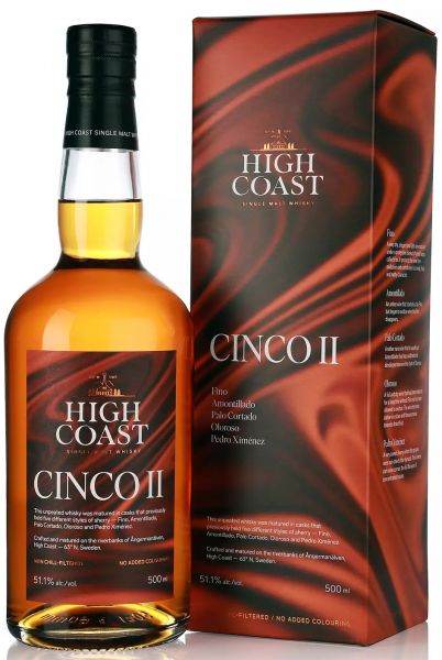 High Coast Cinco II Sherry Casks 51,1% vol.