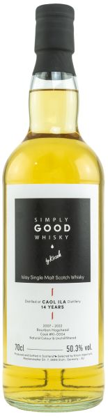 Caol Ila 14 Jahre 2007/2022 Simply Good Whisky by Kirsch 50,3% vol.
