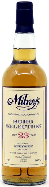 Speyside 23 Jahre 1992/2015 Milroy's of Soho 56,8% vol.