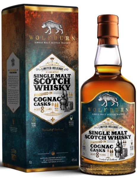 Wolfburn 8 Jahre 2017/2025 Cognac Cask Release 46% vol.