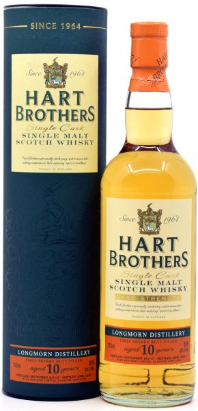 Longmorn 10 Jahre 2010/2021 1st Fill Sherry Hart Brothers 50% vol.