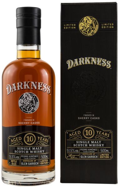 Glen Garioch 10 Jahre PX Sherry Finish Darkness! 51,5% vol.