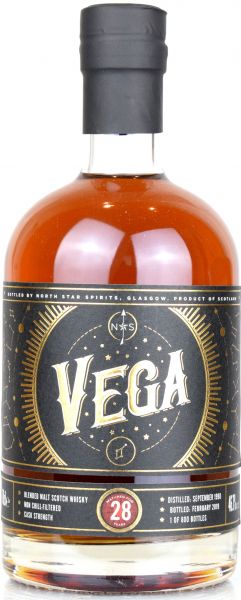 Vega 28 Jahre 1990/2019 North Star Spirits 46,7% vol.