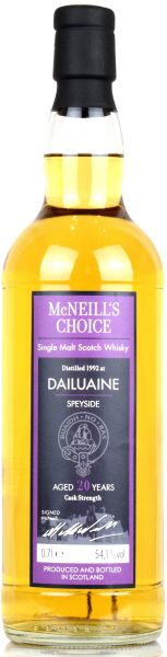 Dailuaine 20 Jahre 1992/2013 McNeill's Choice 54,1% vol.