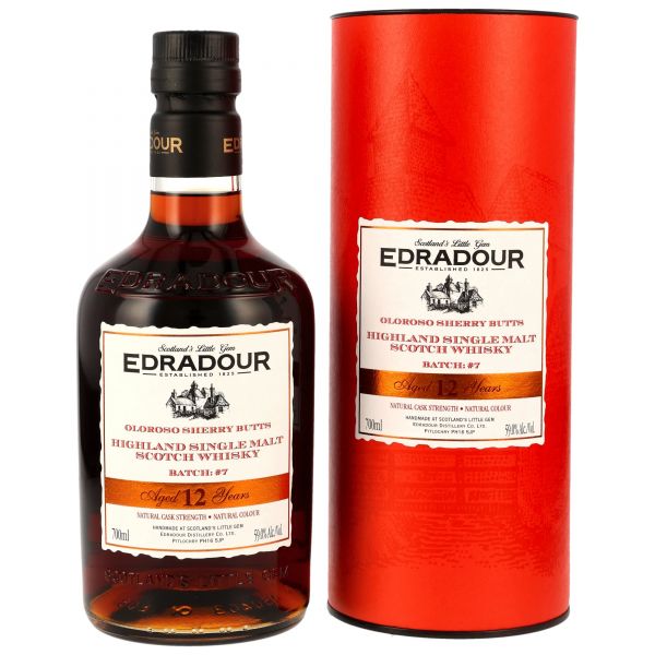 Edradour 12 Jahre 2013/2025 Oloroso Cask Strength #7 59% vol.