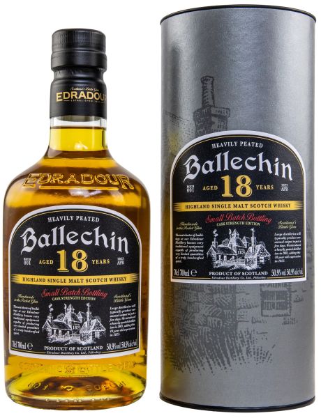 Ballechin 18 Jahre Cask Strength #1 50,9% vol.