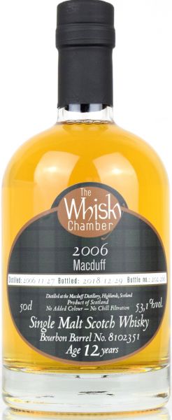 Macduff 12 Jahre 2006/2018 The Whisky Chamber 53,1% vol.