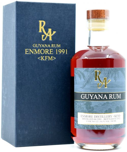 Guyana (Enmore) KFM 30 Jahre 1991/2022 Rum Artesanal Single Cask #122 54,5% vol.