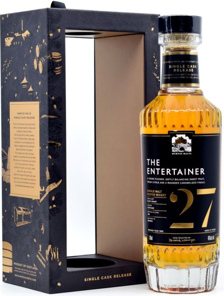 Glen Grant 27 Jahre 1995/2022 Wemyss The Entertainer 46% vol.