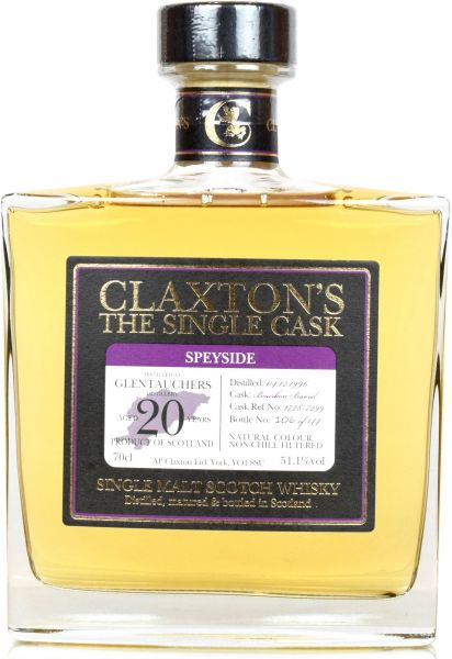 Glentauchers 20 Jahre 1996/2017 Claxton's 51,1% vol.
