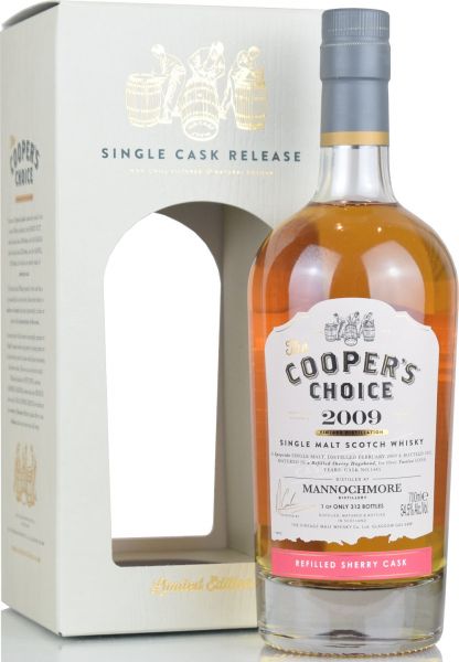 Mannochmore 12 Jahre 2009/2021 Sherry Cask Cooper&#039;s Choice 54,5% vol.