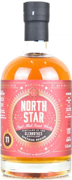 Glenrothes 11 Jahre 2007/2019 Sherry Butt North Star Spirits #009 51,4% vol.