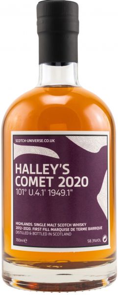 Halley's Comet 2020 2012/2020 1st Fill Marquise de Terme Scotch Universe 58,3% vol.