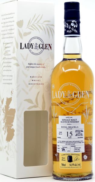 Royal Brackla 15 Jahre 2008/2024 Lady of the Glen 54,9% vol.