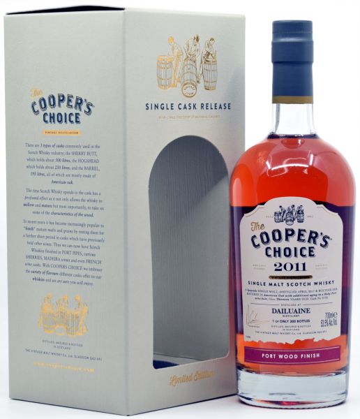 Dailuaine 2011/2024 Port Wood Cask Cooper's Choice 53,5% vol.