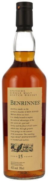 Benrinnes 15 Jahre Flora & Fauna 43% vol.