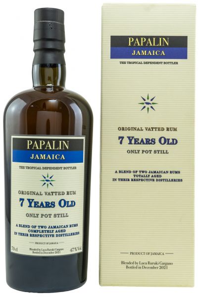Papalin Jamaica 7 Jahre Original Vatted Pot Still Rum 47% vol.