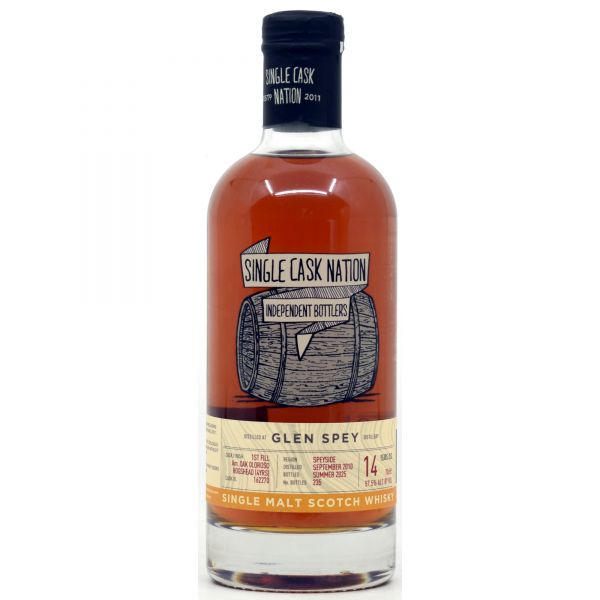 Glen Spey 14 Jahre 2010/2025 1st Fill Oloroso Sherry Single Cask Nation 57,5% vol.