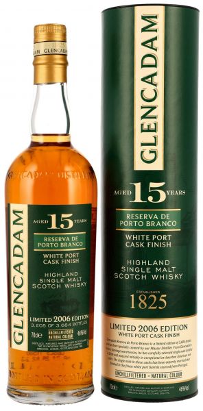 Glencadam 15 Jahre 2006/2021 Reserva De Porto Branco 46% vol.