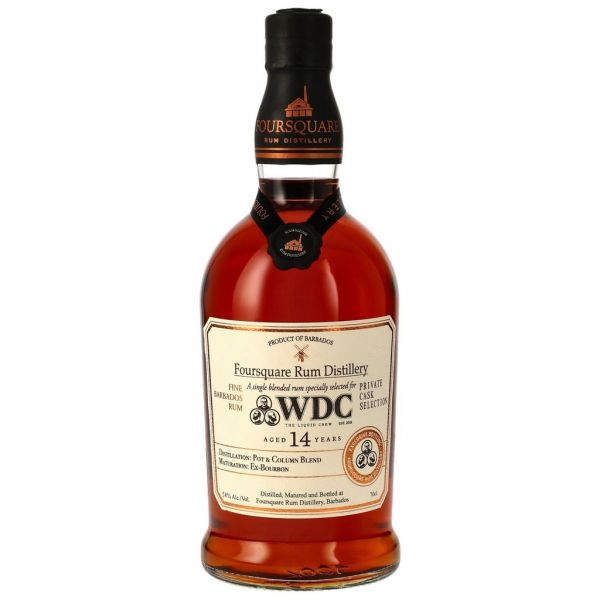Foursquare 14 Jahre Private Cask Selection for WDC 58% vol