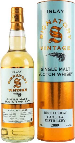 Caol Ila 10 Jahre 2009/2020 Signatory Vintage Vintage #321157+321160 43% vol.