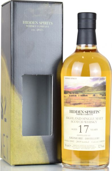 Ardmore 17 Jahre 2002/2019 Hidden Spirits Highproof 52,7% vol.