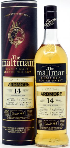 Ardmore 14 Jahre 2010/2024 The Maltman #801429 54,1% vol.