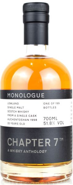 Auchentoshan 22 Jahre 1998/2020 Chapter 7 MONOLOGUE #10 51,8% vol.