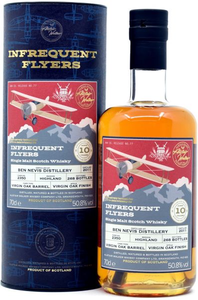 Ben Nevis 10 Jahre 2011/2021 Alistair Walker Infrequent Flyers for deinwhisky.de 50,8% vol.