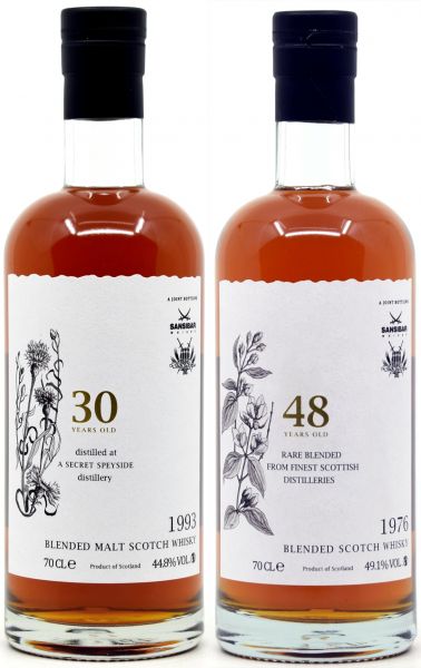 White Label Set - Highland Blended 1976/2024 49,1% vol. & Speyside Malt 1993/2023 44,8% vol.