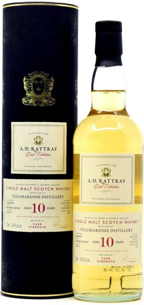 Tullibardine 10 Jahre 2010/2021 A.D. Rattray 56,9% vol.