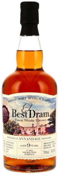 Annandale 2015/2025 1st Fill STR Red Wine Best Dram 56,3% vol.