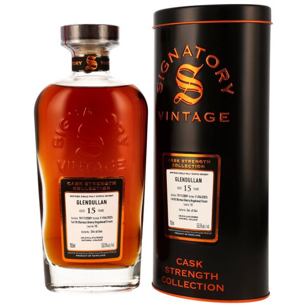 Glendullan 15 Jahre 2009/2025 1st Fill Oloroso Signatory Cask Strength #10 55,5% vol.