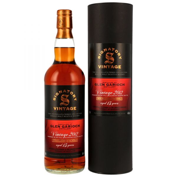 Glen Garioch 2012/2026 1st Fill Oloroso Sherry Signatory Vintage Un-Chillfiltered 46% vol.