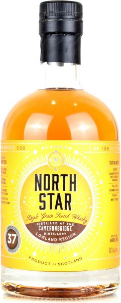 Cameronbridge 37 Jahre 1992/2019 North Star Spirits #008 51,0% vol.