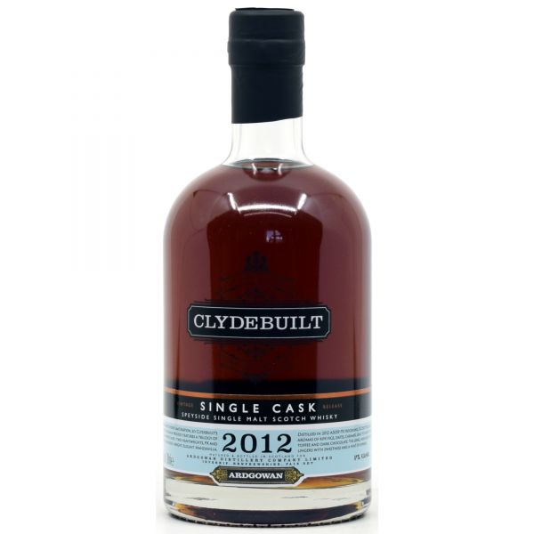 Clydebuilt 12 Jahre 2012/2025 PX Sherry Single Cask Ardgowan Distillery 58,5% vol.
