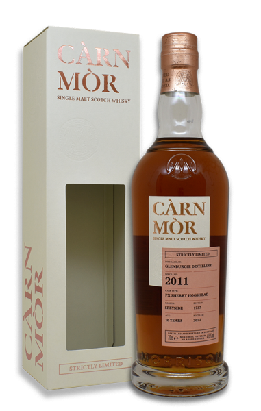 Glenburgie 10 Jahre 2011/2022 PX Sherry Cask Carn Mor Strictly Limited 47,5% vol.