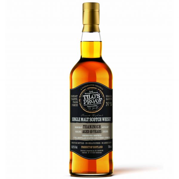 Teaninich 10 Jahre 2015/2025 1st Fill Amontillado The Caskhound Tilo's Proof #5 50,3% vol