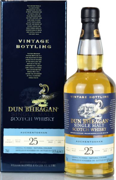 Auchentoshan 25 Jahre 1993/2019 Dun Bheagan 50,5% vol.